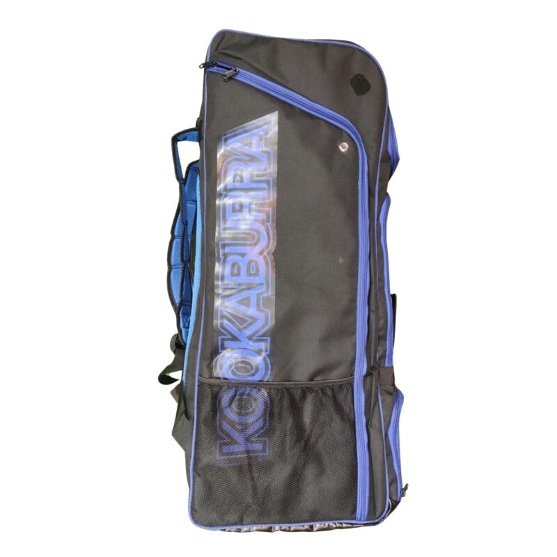 Kookaburra Blue & Black Duffle Cricket Bag – Backpack Style Cricket Kit Bag