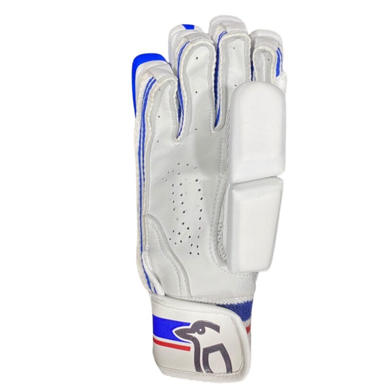 Kookaburra Cricket Batting Gloves – White Red Blue Protective Batting Gloves
