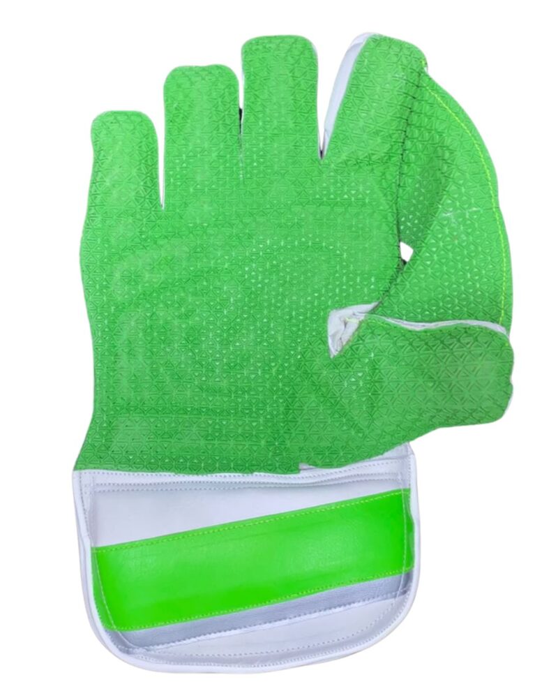Kookaburra K-Flex Wicket Keeping Gloves – White/Green Professional Cricket Gloves