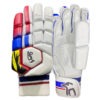 Kookaburra Cricket Batting Gloves – White Red Blue Protective Batting Gloves
