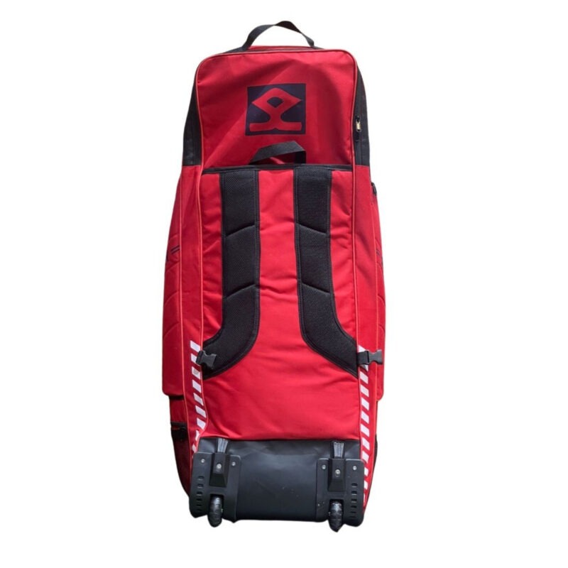 26 Shrey Red New Wheelie Duffle Bag – Premium Cricket Kit Bag with Wheels