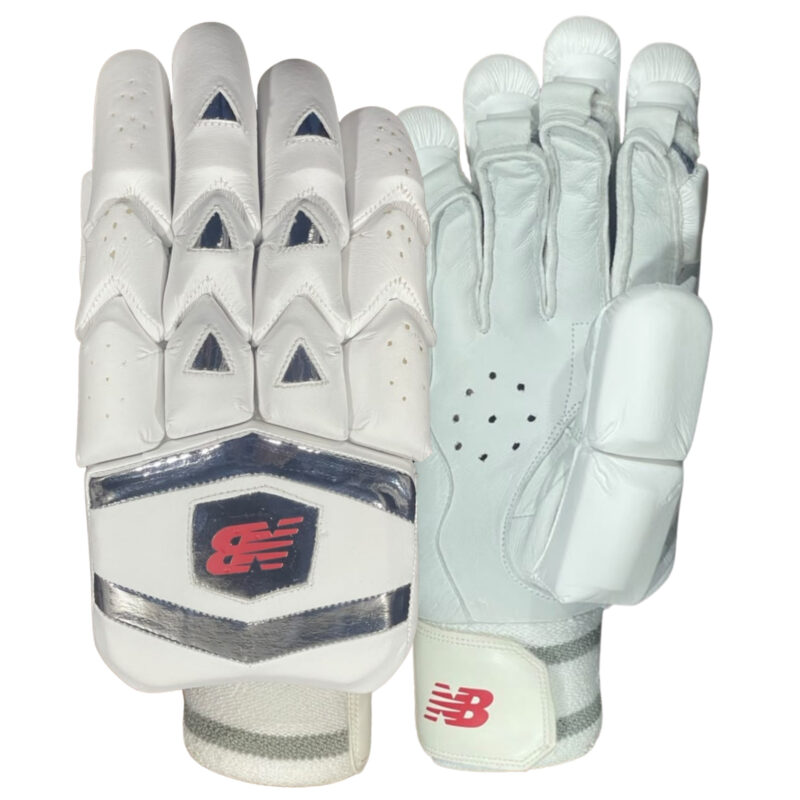 New Balance TC 1260 White Batting Gloves – Premium Cricket Gloves