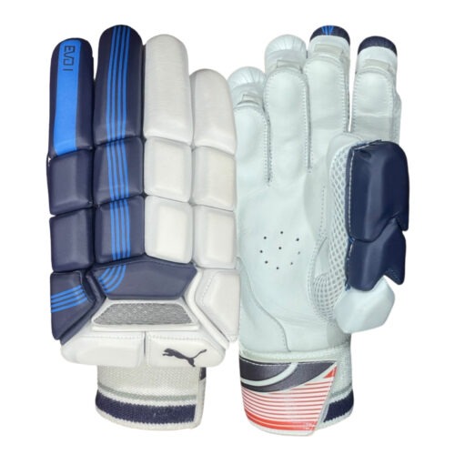 Puma EVO 1 Blue Batting Gloves – Premium Cricket Gloves