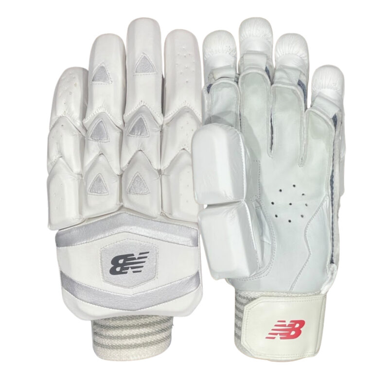 New Balance White Batting Gloves – Premium Cricket Gloves 2026