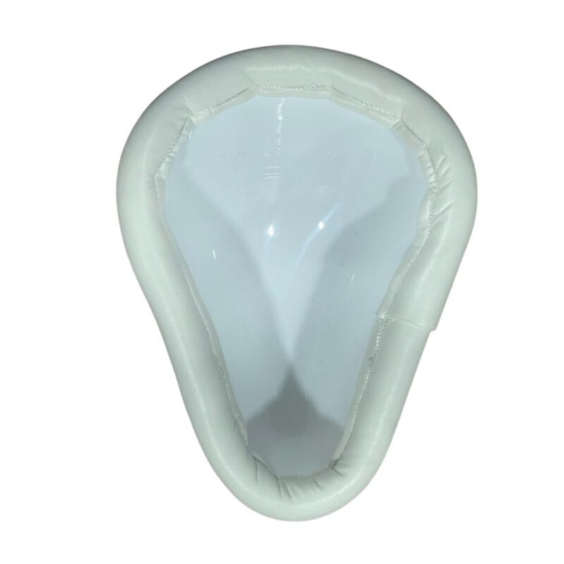 GM Cricket Abdominal Guard – White Protective Cricket Box