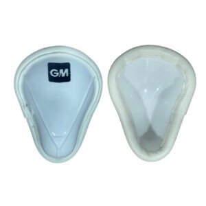 GM Cricket Abdominal Guard – White Protective Cricket Box