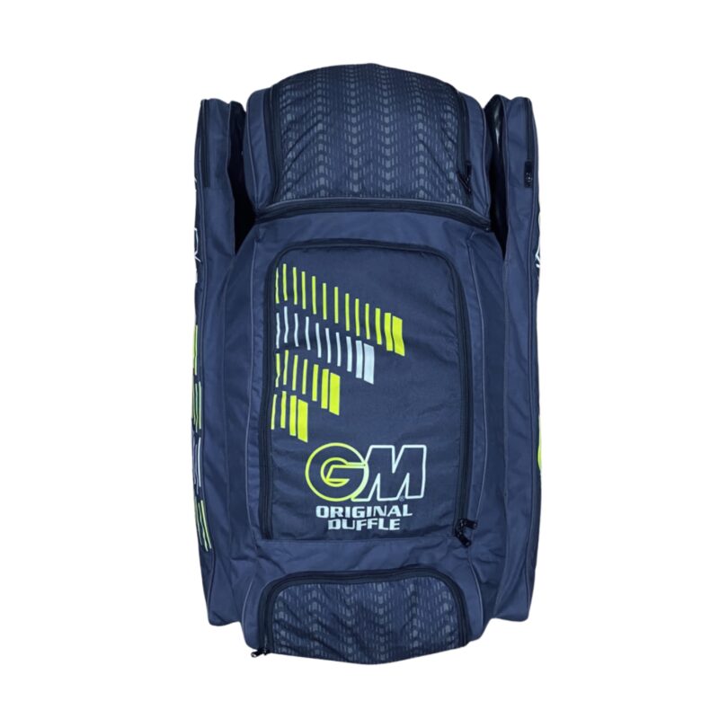 GM Original Duffle Wheelie Black Cricket Kit Bag – Large Cricket Equipment Bag with Wheels