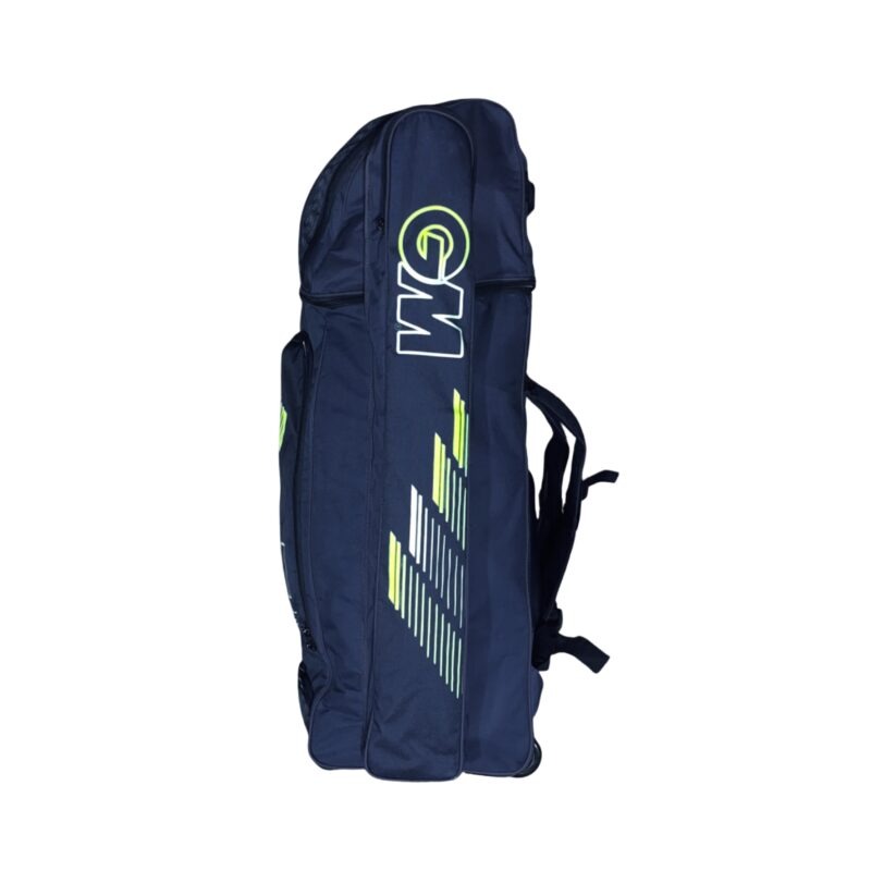 GM Original Duffle Wheelie Black Cricket Kit Bag – Large Cricket Equipment Bag with Wheels